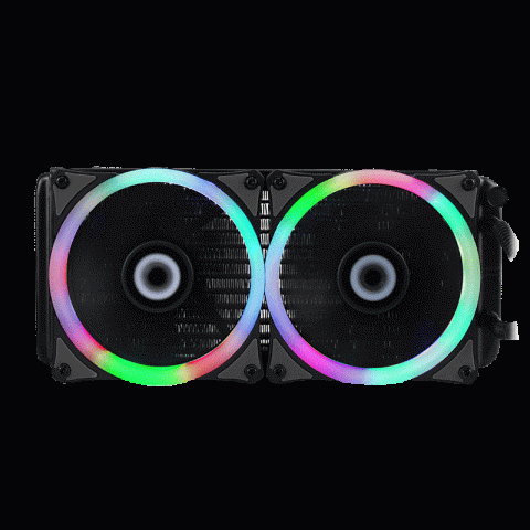 GameMax IceBerg 240 Liquid CPU Cooler – 240mm AIO Cooling System with Wide Intel & AMD Socket Support